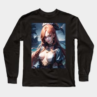 Pirate Girl Long Sleeve T-Shirt